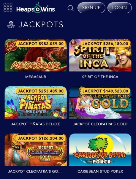 Play progressive jackpot slots in mobile